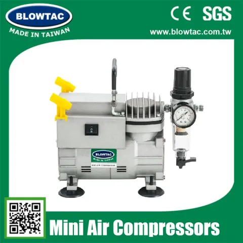 TC-20 A Type 單缸式迷你無油空壓機附噴筆座