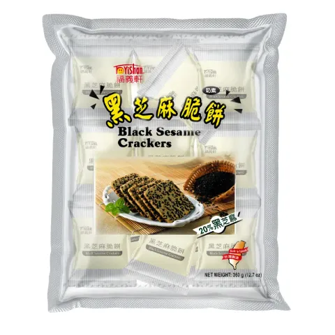 黑白竹 Black Sesame Crackers | Taiwantrade