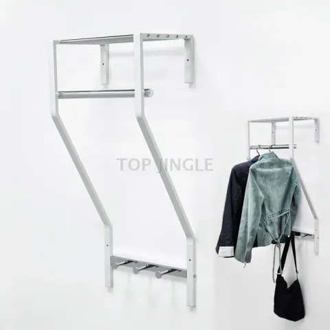 大型壁掛式5字型掛衣架