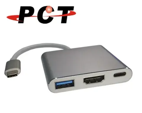 USB Type-C轉HDMI/ USB3.0/ PD 3.0轉接器