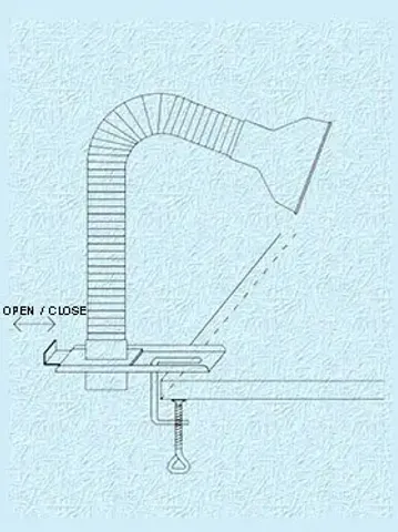 EAT-2_2吋簡易型桌上型萬向抽氣罩
