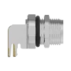 M8 母頭 3PIN 前鎖90°插板式防水連接器(Lock:M10*0.75)