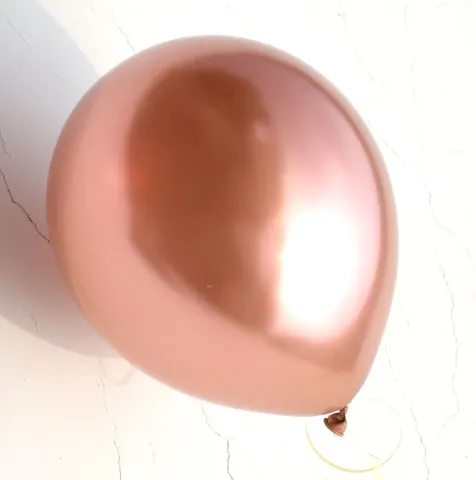 12 吋圓金屬超亮氣球 玫瑰金氣球