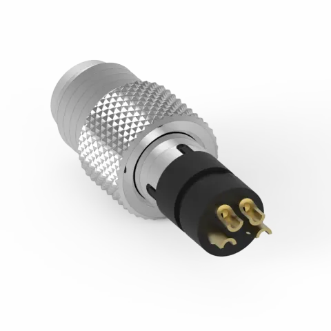 M8 公頭 4PIN 線端成型式防水連接器