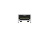 Mini USB 母頭 8PIN 連接器-SMT 90° Type(Shell DIP/with Post)