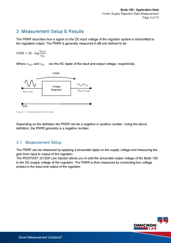 量測 PSRR, 電源抑制比, 電壓抑制比 - Power Supply Rejection Ratio 