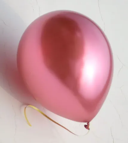 12 吋圓金屬超亮氣球 玫瑰色氣球