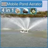 AQUASPURT mobile pond aerator paddle wheel aerator fish farming equipment aquaculture equipment