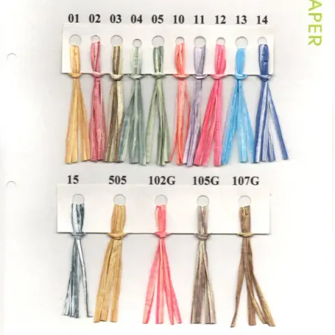 TWO-TONE PAPER RAFFIA, Crafts and Decors, Water Resistance
