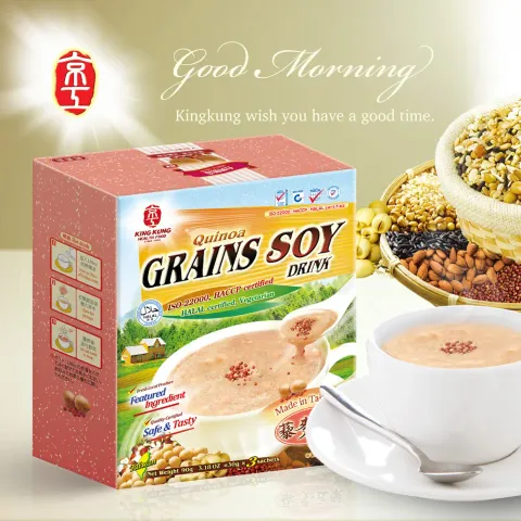 【King Kung】Quinoa Grains Soy Drink (30g x 3 packs)