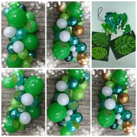 Wild balloon garland and arch