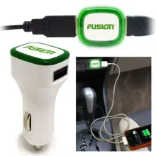 Dual Ports Rectangle USB Car Charger