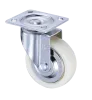 Nylon 125mm Swivel Top Plate Industrial Chrome Casters