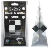 2x2x2 Black & White Puzzle Cube