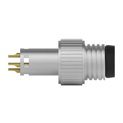 M8 公頭 5PIN 線端成型式防水連接器(帶接地)