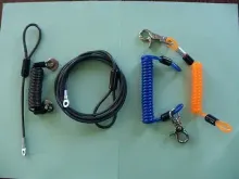 coated steel cable & safety rope