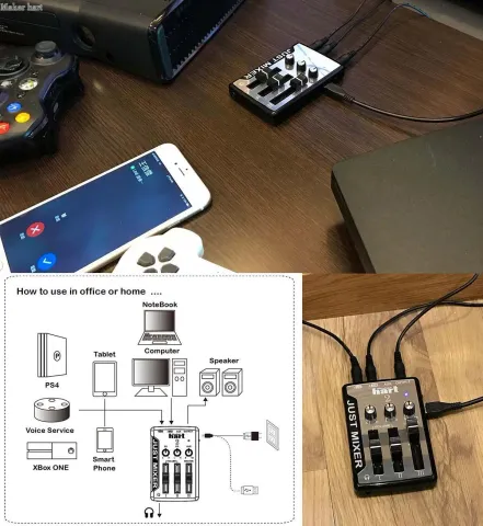 Maker Hart Mini Audio Mixer Just Mixer 2