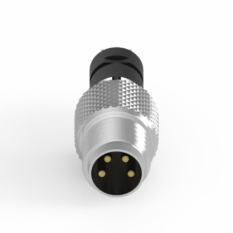 M8 公頭 4PIN 線端成型式防水連接器