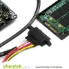 Shentek 55014 2.5" U.2 2 Slot B Key SATA SSD Adapter