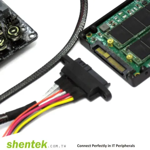 Shentek 55014 2.5" U.2 2 Slot B Key SATA SSD Adapter