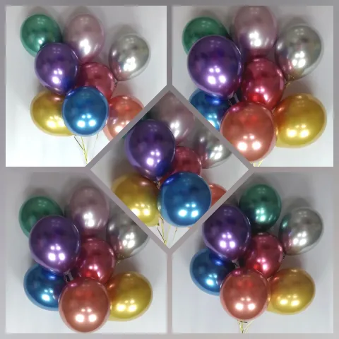 鉻金屬色 - 金屬色圓氣球 佈置氣球