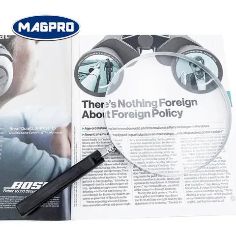 方形握把手柄放大鏡