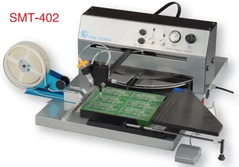 Máquina semiautomática SMT para manipular y colocar con dispensador