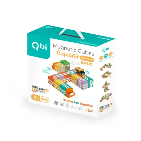 Qbi Magnetic Cubes［Explorer KIDS PLUS］ Qbi Magnetic Cubes Explorer - Preschool Plus Pack | Taiwantrade