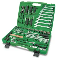 80PCS Professional Grade 1/4" & 1/2" DR. Flank Socket Wrench Set