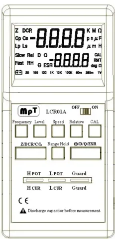 MEDIDOR- LCR01B
