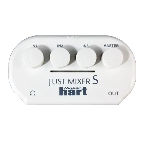Maker hart Just Mixer S ステレオ3入力/2出力 超小型音声ミキサー