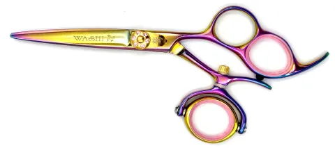 Ciseaux à cheveux avec un pouce pivotant/  WASHI : #2SS101(GR)