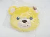 棕色小熊頭抱枕