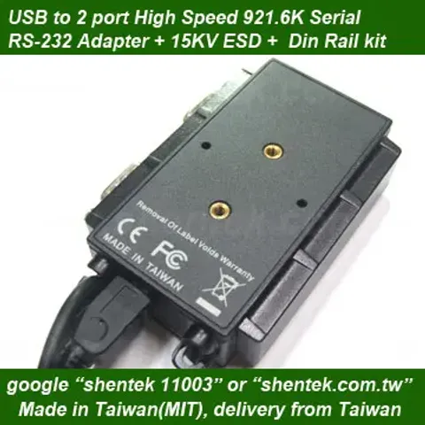 FTDI USB to Serial Virtual com 2 Ports High Sp