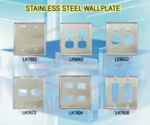 STAINLESS STEEL WALLPLATE (COVER)