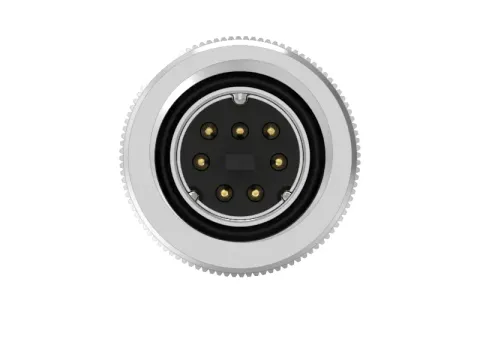 Mini Din 公頭 7PIN 線端成型式防水連接器(M12*1.0)