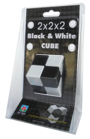 2x2x2 Black & White Puzzle Cube
