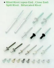 BLIND RIVET (OPEN END , CLOSE END) SPLIT RIVET / BIFURCATED RIVET