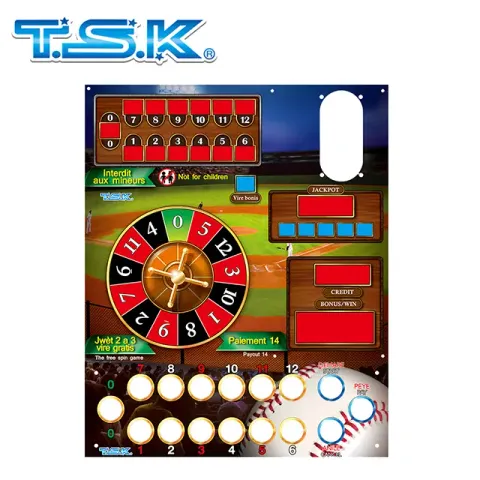 Tragamonedas Arcade Ruleta Maquina Taiwanesas TSK : MY-TR3 Juego de Ruleta