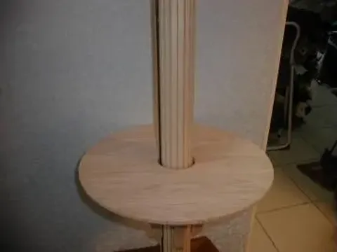 pole/column shelf set for multi purpose