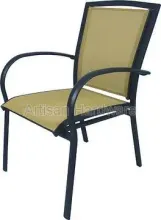 Patio furniture - Aluminum Kent Stackable Sling Chair