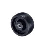 Plastic Shopping Cart Casters Threaded Stem Industrial 75mm