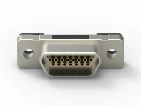 Micro D-Sub 公頭 15PIN 線端成型式連接器