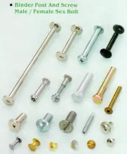 BINDER POST SCREW  / MALE / FEMALE SEX BOLT