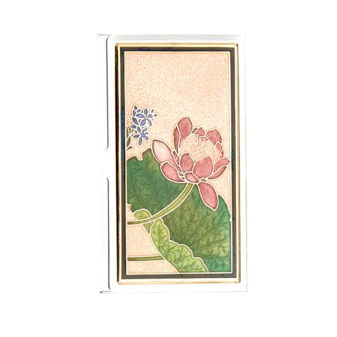 琺瑯金屬名片盒，景泰藍琺瑯名片盒