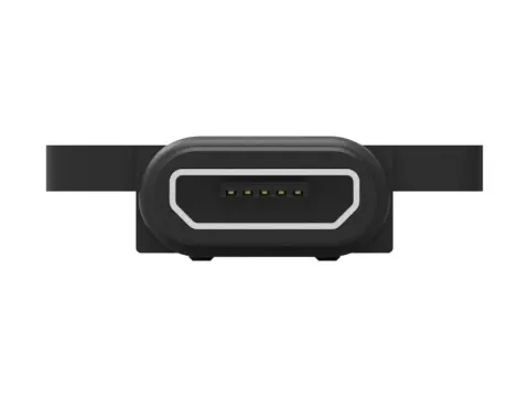 Micro USB 2.0 母頭 5PIN B Type防水連接器-SMT 90° Type(with Post)