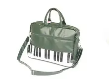 music themed leather bag