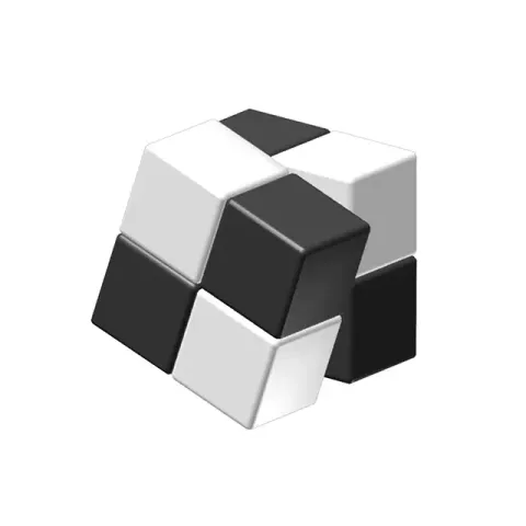 2x2x2 二階黑白魔術方塊