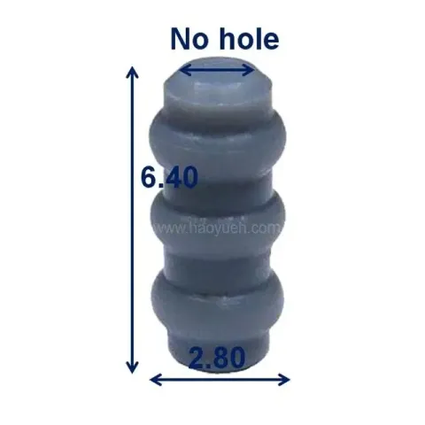 172748-1(HY1204) Wire Seal, Dummy plug of connectors, Black
