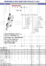 Including functions Entrance/Deadlock/Latch/Bathroom/Panic/Hotel/Night latch